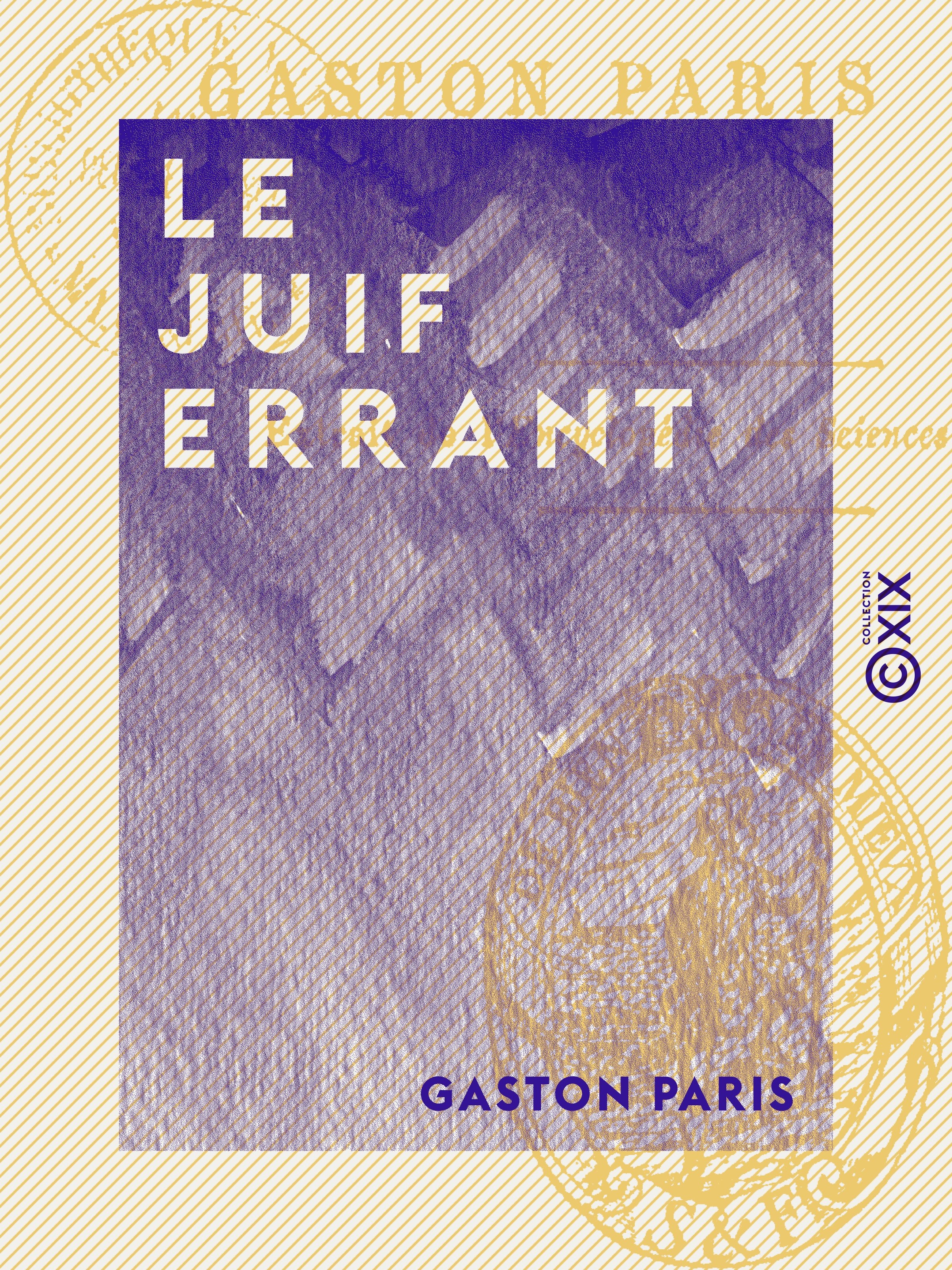 Couverture ebook de Le Juif errant, de Gaston Paris