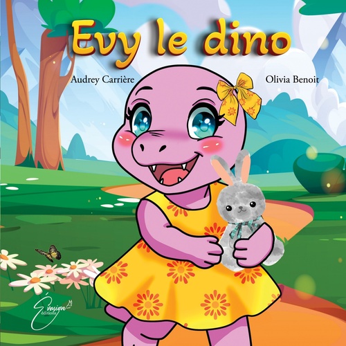 ebook cover of Evy le dino, by Audrey Carrière