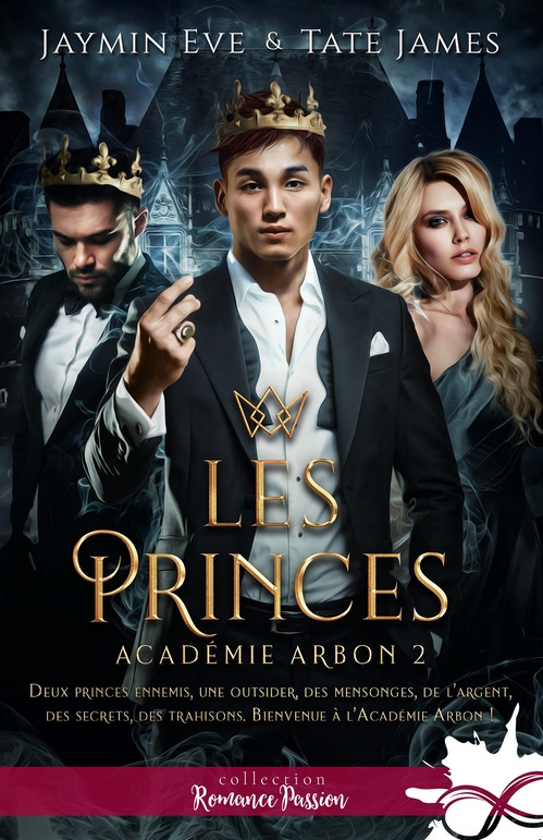 Couverture ebook de Les princes, de Jaymin Eve, Tate James
