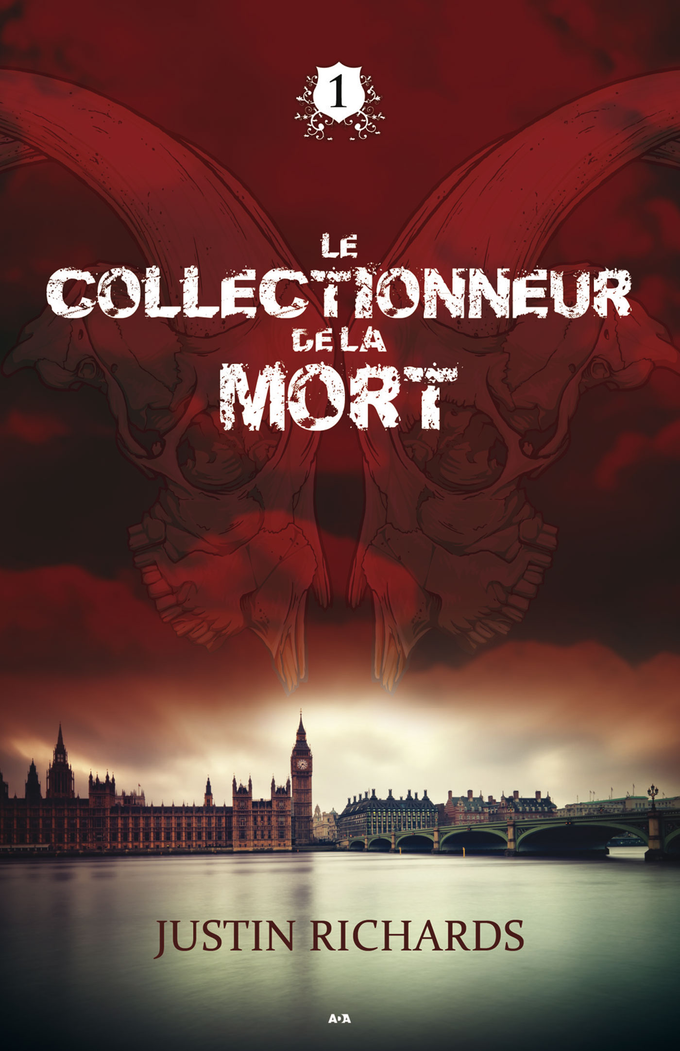 Couverture ebook de Le collectionneur de la mort, de Justin Richards