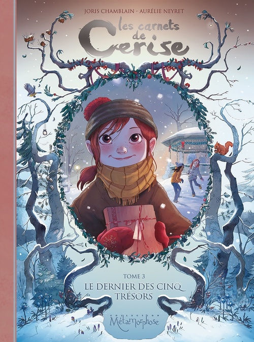 Couverture ebook de Les carnets de Cerise T03 - Le Dernier des cinq trésors, de Joris Chamblain