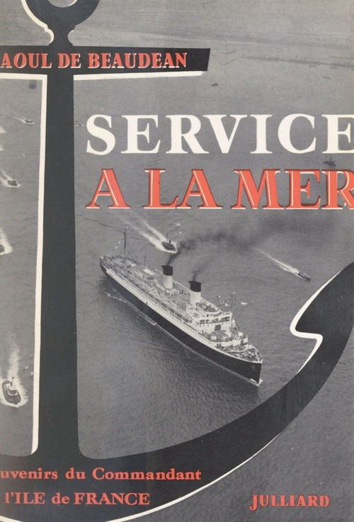 Couverture ebook de Service à la mer, de Raoul De Beaudean
