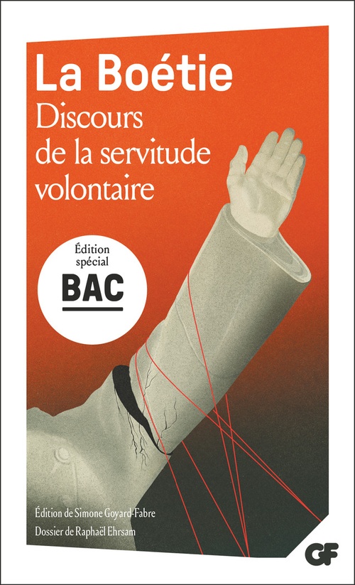 Couverture ebook de Discours de la servitude volontaire - Bac 2026, de Étienne de La Boétie