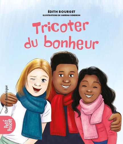Couverture ebook de Tricoter du bonheur, de Edith Bourget