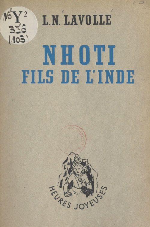 Couverture ebook de Nhoti, fils de l'Inde, de L. N. Lavolle