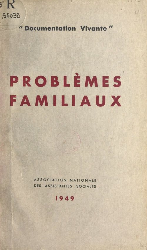 ebook cover of Problèmes familiaux, by Berard, Millet, Robert Boudet