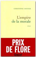 Couverture ebook de L'empire de la morale, de Christophe Donner