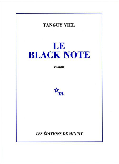 Couverture ebook de Le Black Note, de Tanguy Viel