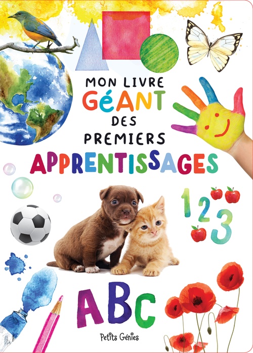 Couverture ebook de Mon livre géant des premiers apprentissages, de Joanie Ferland-Globensky