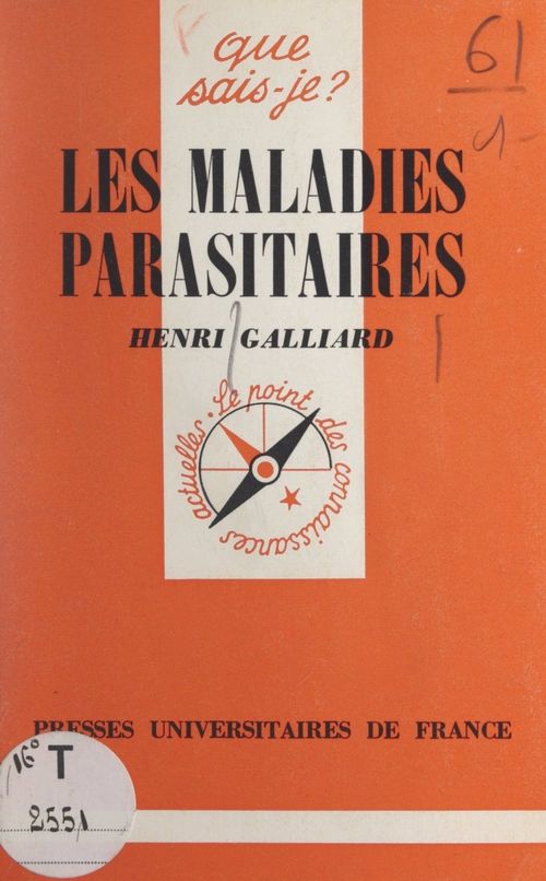 ebook cover of Les maladies parasitaires, by Henri Galliard