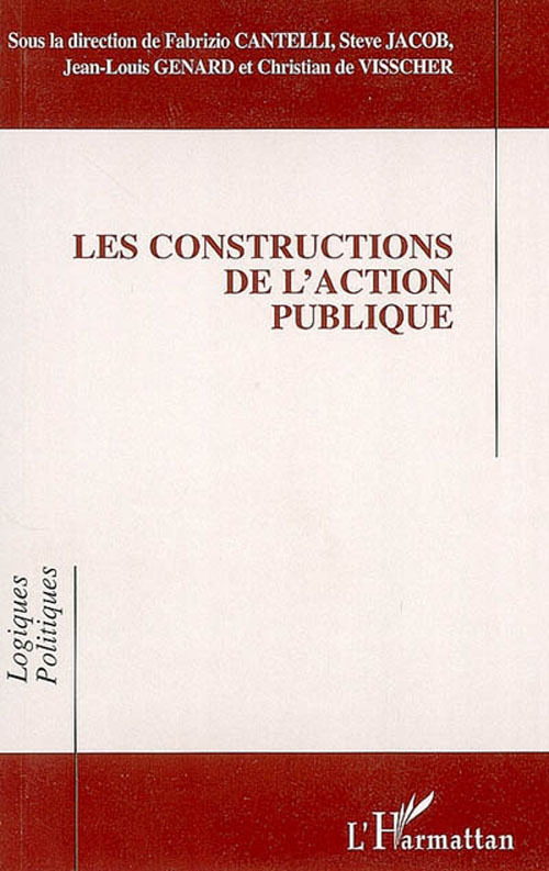 Couverture ebook de Les constructions de l'action publique, de Collectif
