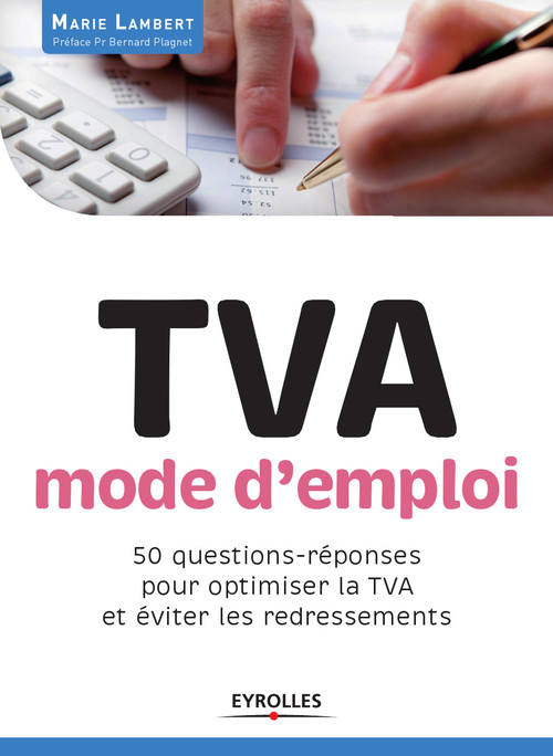 Couverture ebook de TVA mode d'emploi, de Marie Lambert