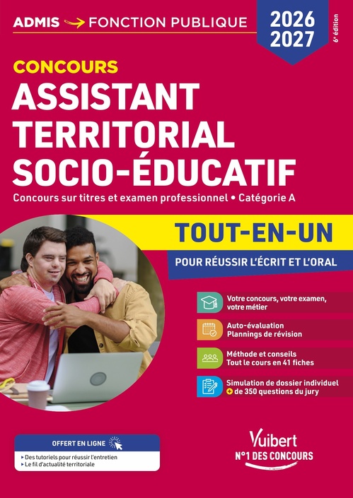 ebook cover of Concours Assistant territorial socio-éducatif 2026-2027 - Tout-en-un, by Olivier Bellégo, Fabienne Geninasca, Céline Tatat