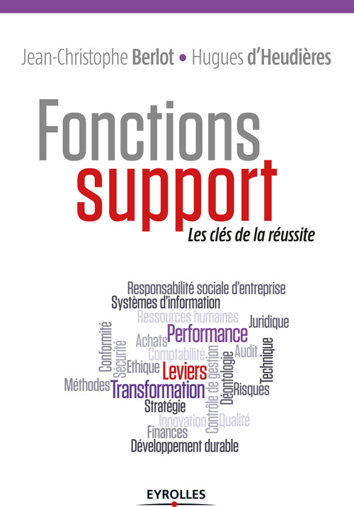 Couverture ebook de Fonctions support, de Jean-christophe Berlot, Hugues Heudrière
