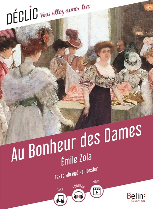 ebook cover of Au Bonheur des dames, by Émile Zola, Camille Stidler