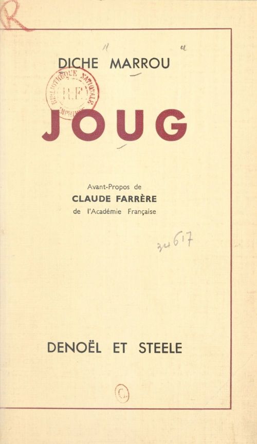 ebook cover of Joug, by Diche Marrou