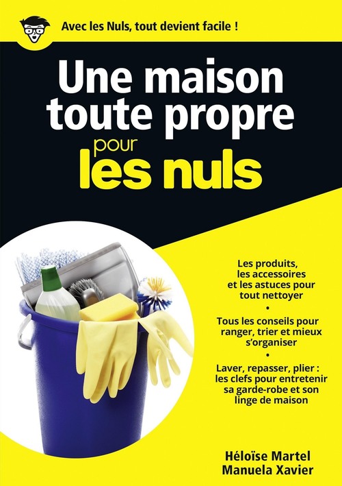 Couverture ebook de Une maison toute propre pour les nuls, de Héloïse Martel, Manuela Xavier