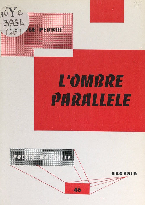 ebook cover of L'ombre parallèle, by Maryse Perrin