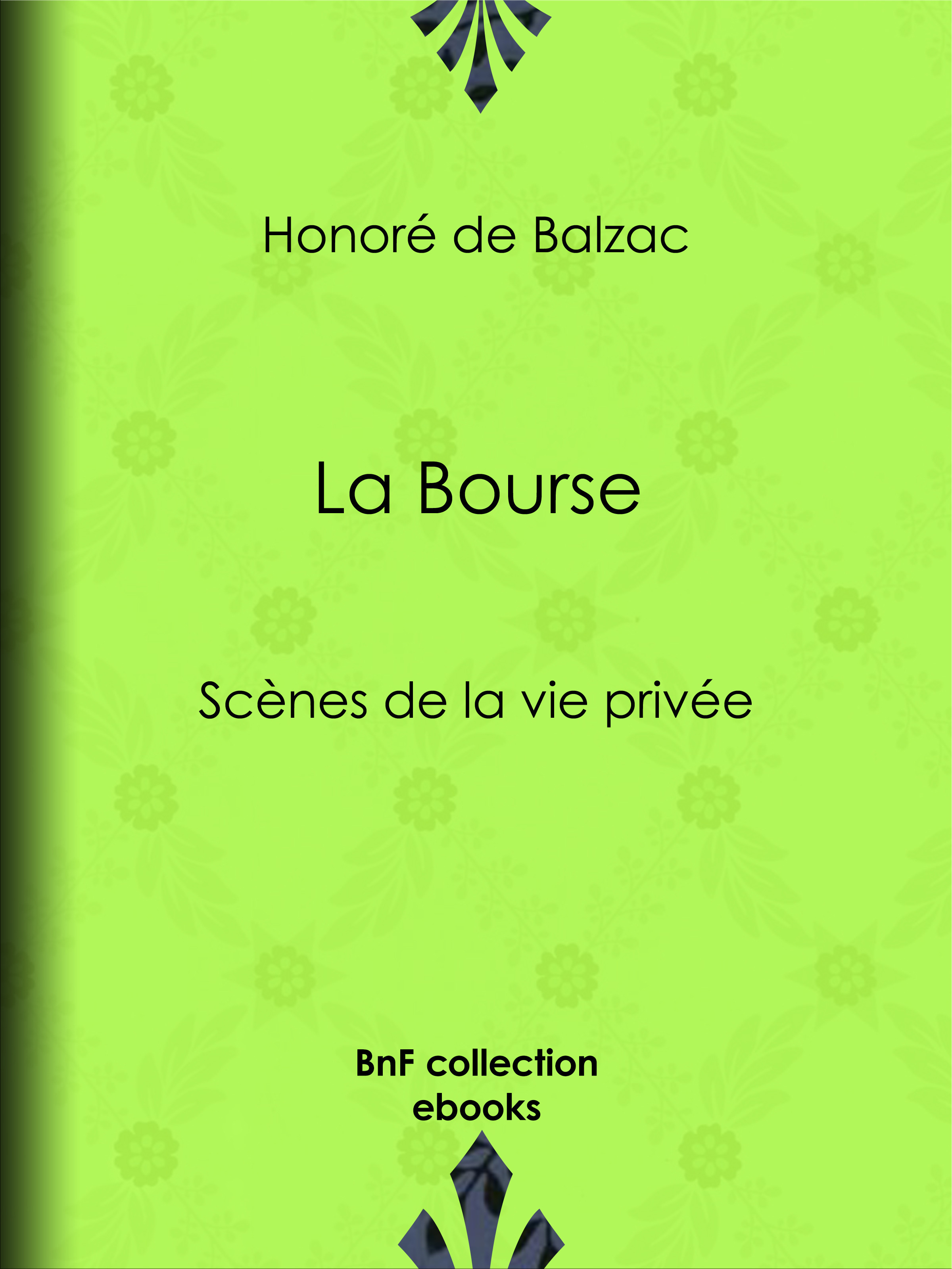 Couverture ebook de La Bourse, de Honoré de Balzac