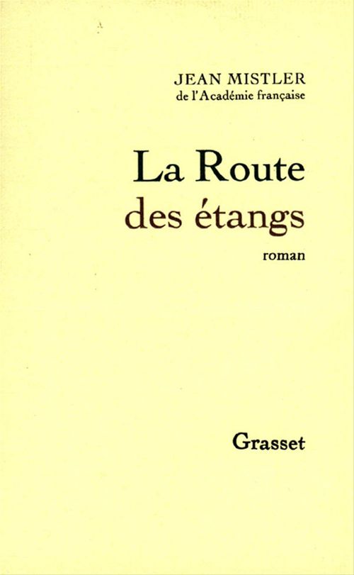 ebook cover of La Route des étangs, by Jean Mistler