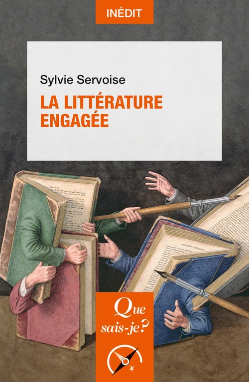 Couverture ebook de La Littérature engagée, de Sylvie Servoise