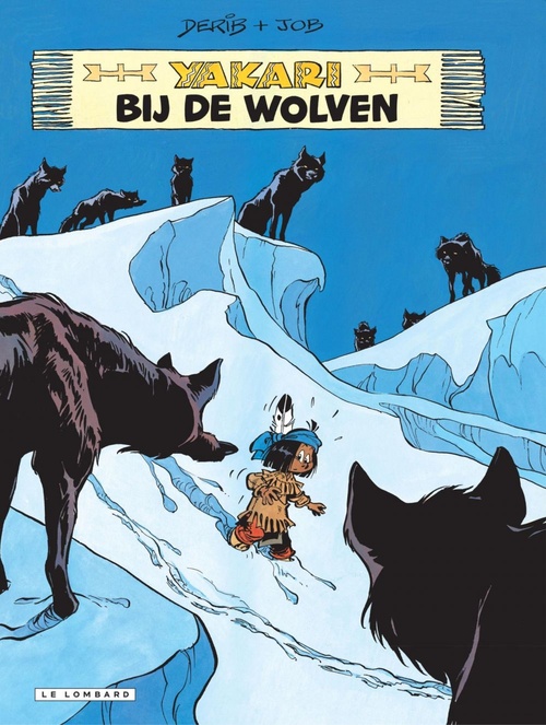ebook cover of Yakari bij de wolven, by Job
