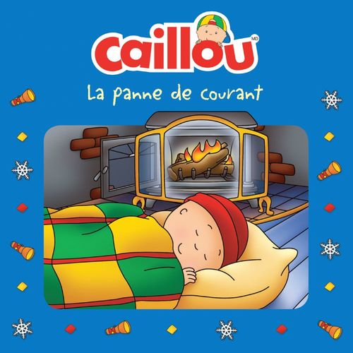 Couverture ebook de Caillou, La panne de courant, de Anne Paradis, Eirc Sevigny