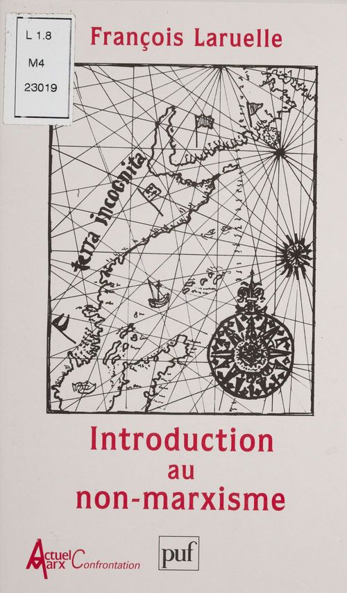 ebook cover of Introduction au non-marxisme, by François Laruelle