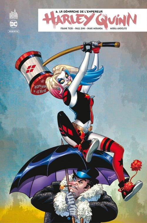 ebook cover of Harley Quinn Rebirth - Tome 6 - La démarche de l'Empereur, by Paul Dini, Inaki Miranda, Frank Tieri, Amanda Conner, Jimmy Palmiotti, Chad Hardin, John Timms