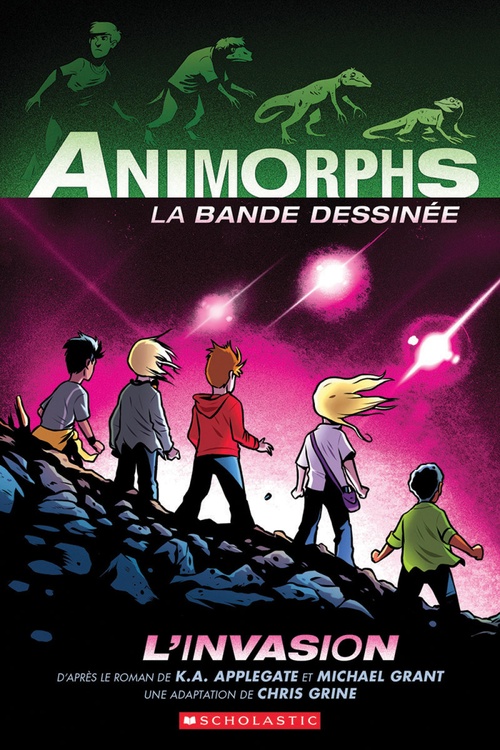 ebook cover of Animorphs La bande dessinée : N° 1 - L'invasion, by A. K. Applegate
