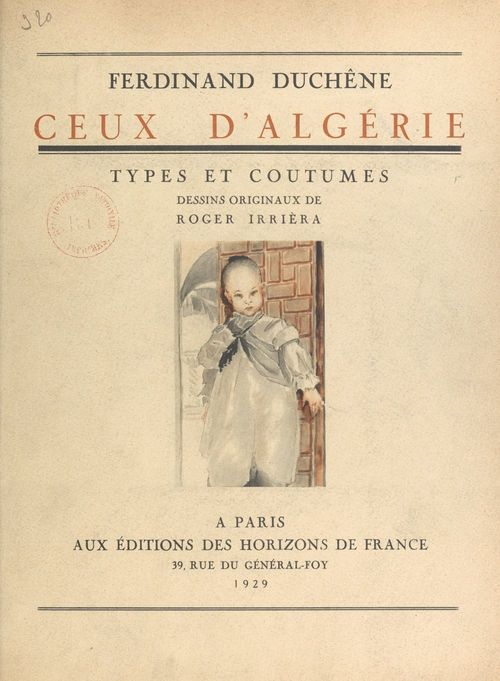 Couverture ebook de Ceux d'Algérie, de Ferdinand Duchene
