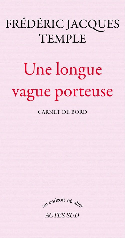 Couverture ebook de Une longue vague porteuse, de Frédéric Jacques Temple