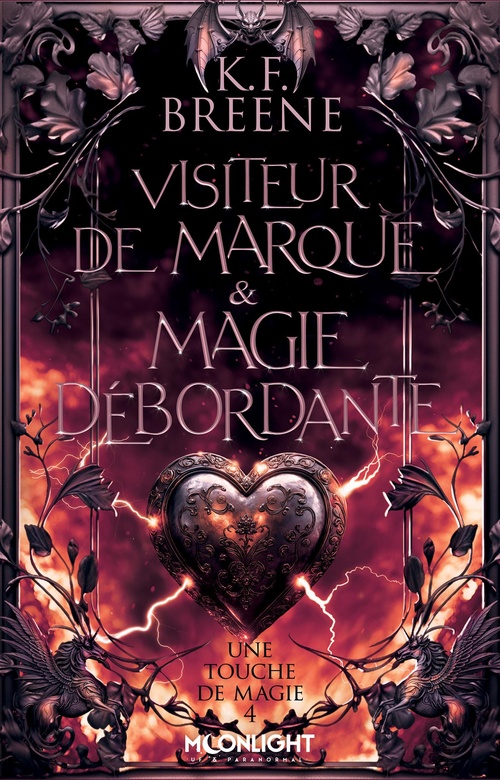 ebook cover of Visiteur de marque & magie débordante, by K. F. Breene