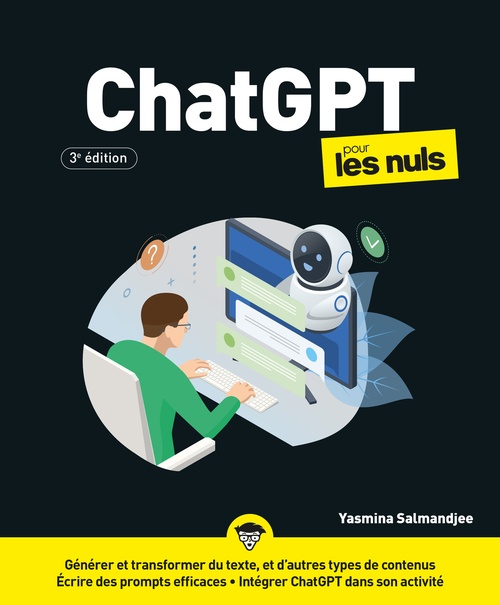 Couverture ebook de ChatGPT pour les Nuls - 3e édition, de Yasmina Salmandjee
