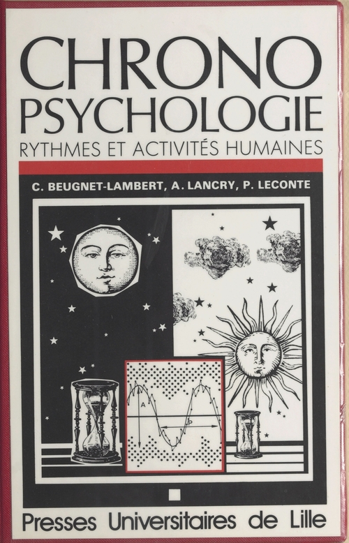 Couverture ebook de Chronopsychologie : rythmes et activités humaines, de Leconte
