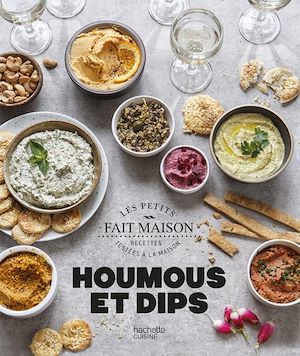 Couverture ebook de Houmous et dips, de Emilie Perrin