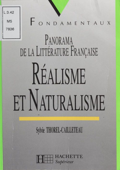 ebook cover of Réalisme et Naturalisme, by Sylvie Thorel-cailleteau