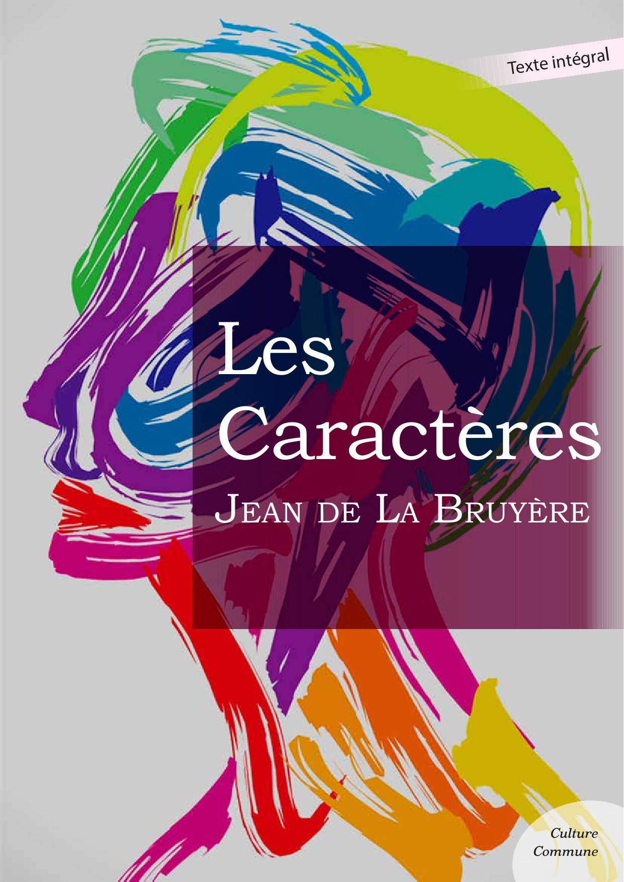 Couverture ebook de Les Caractères, de Jean De La Bruyere