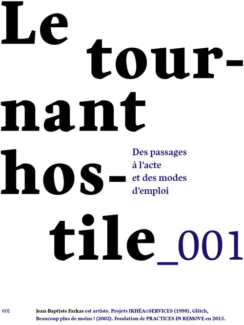ebook cover of Le Tournant hostile, by Jean-Baptiste Farkas