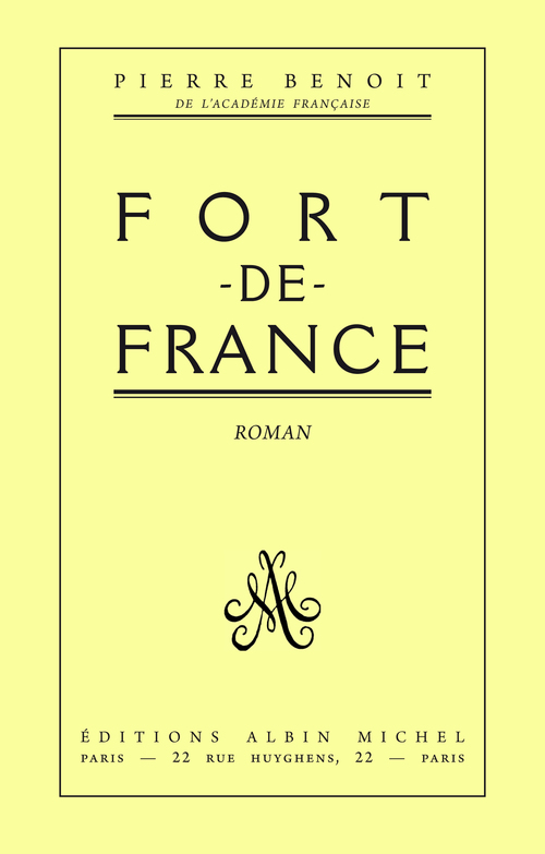 ebook cover of Fort-de-France, by Pierre Benoit