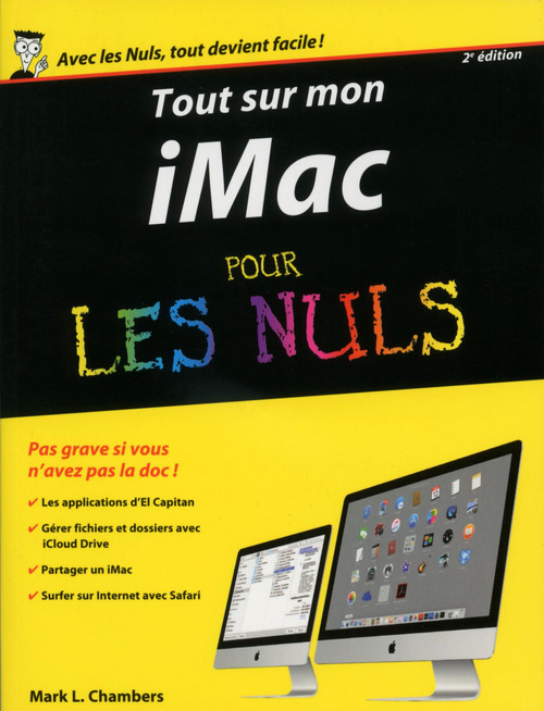 Couverture ebook de Tout sur mon iMac ed El Capitan Pour les Nuls 2ed, de Mark L. Chambers