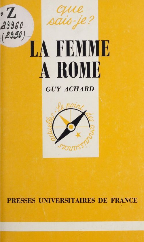 Couverture ebook de La femme à Rome, de Guy Achard
