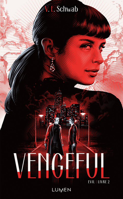 ebook cover of Vengeful, by V. E. Schwab