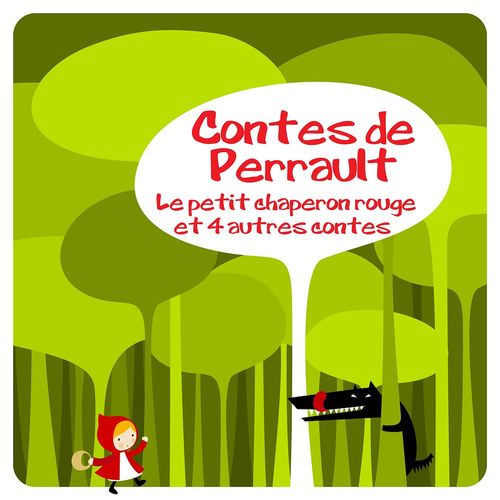 Couverture audiobook de Contes de Perrault - Le petit chaperon rouge et 4 autres contes, de Charles Perrault