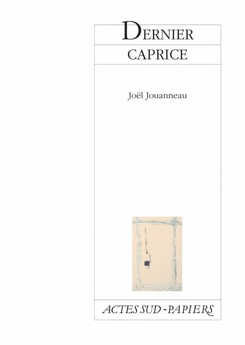 ebook cover of Dernier caprice, by Joël Jouanneau