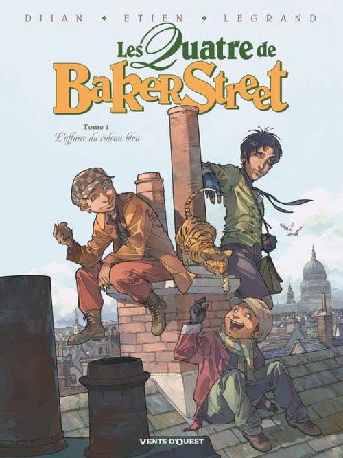 ebook cover of Les Quatre de Baker Street - Tome 01, by David Etien