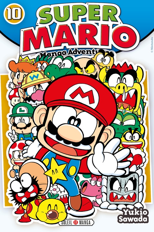 Couverture ebook de Super Mario Manga Adventures T10, de Nintendo, Yukio Sawada