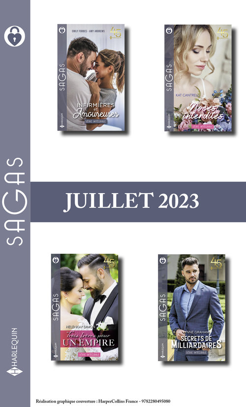 Couverture ebook de Pack mensuel Sagas - 11 romans (Juillet 2023), de Collectif