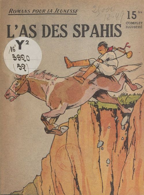 Couverture ebook de L'as des spahis, de Paul Darcy
