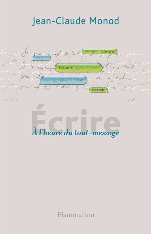 Couverture ebook de Écrire, de Jean-claude Monod